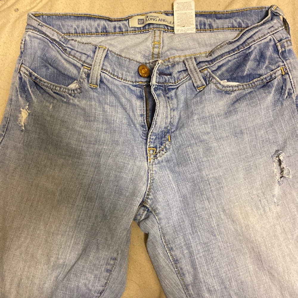 GAP low waisted flare jeans